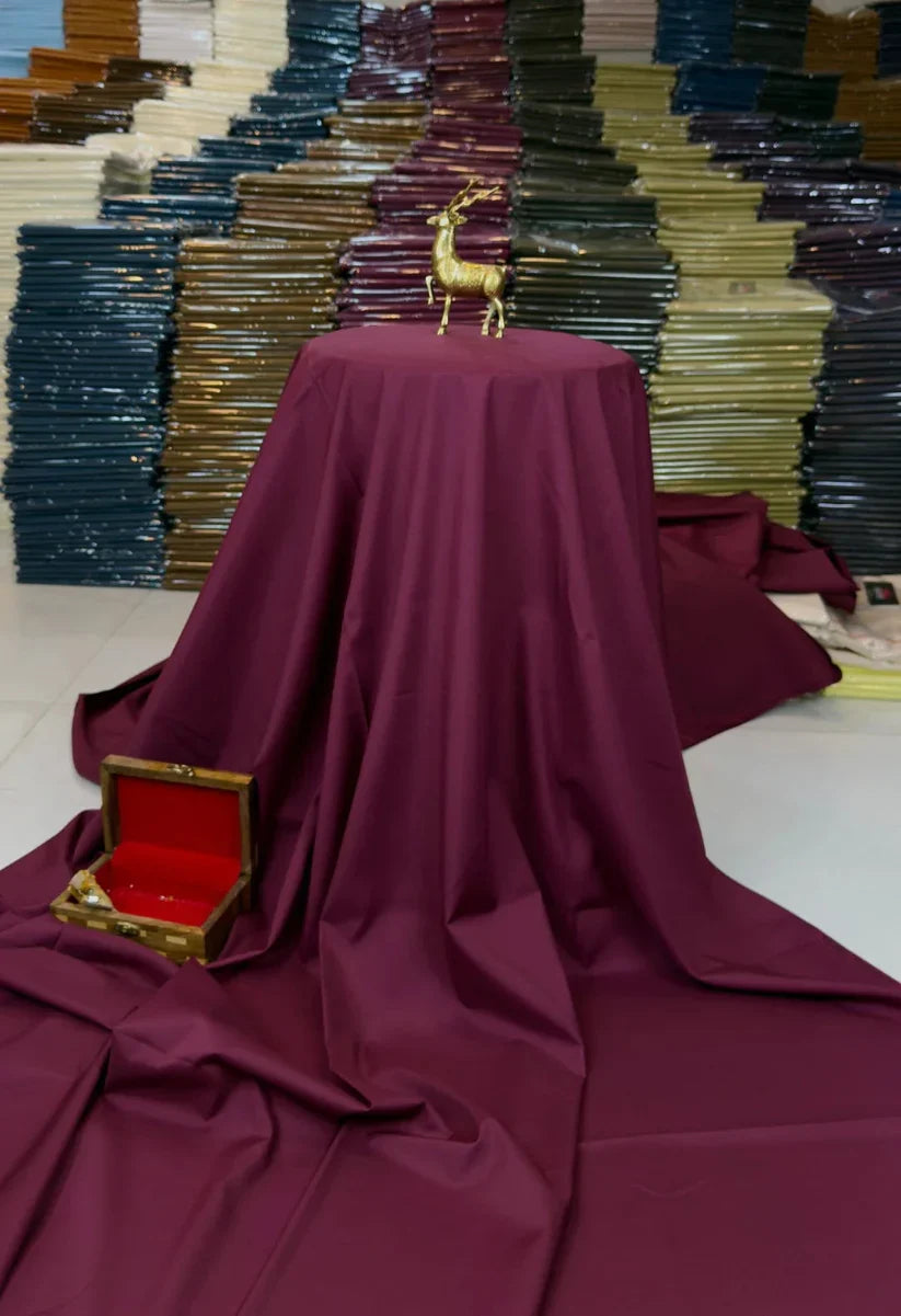 Wash n Wear Boski 4 Season Fabric Mehroon